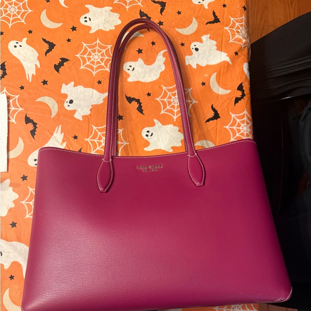 Kate Spade New York All Day Leather Tote Bag In Pink